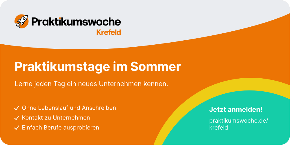 Praktikumstage in den Sommerferien – Praktikumswoche Krefeld